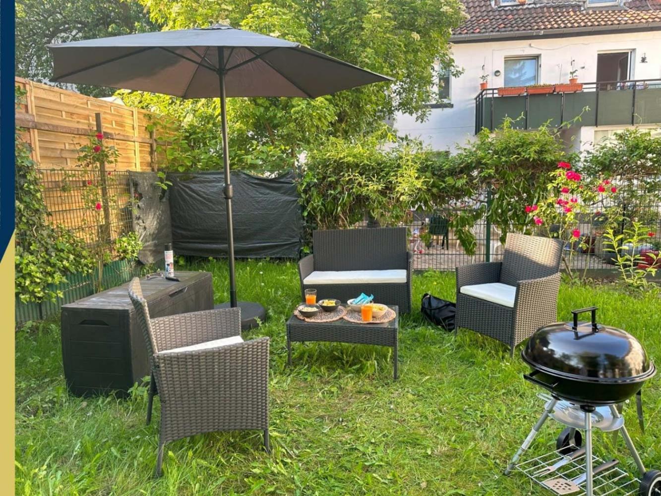 Cozy Apartment With Garden In Gelsenkirchen Luaran gambar